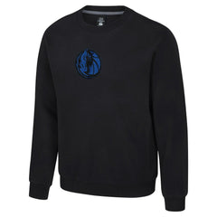 Dallas Mavericks Stadium Essentials Unisex Club Level Chenille Sweatshirt Black - NBA