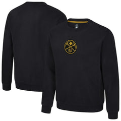 Denver Nuggets Stadium Essentials Unisex Club Level Chenille Sweatshirt Black - NBA