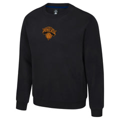 New York Knicks Stadium Essentials Unisex Club Level Chenille Sweatshirt Black - NBA