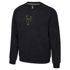 Milwaukee Bucks Stadium Essentials Unisex Club Level Chenille Sweatshirt Black - NBA