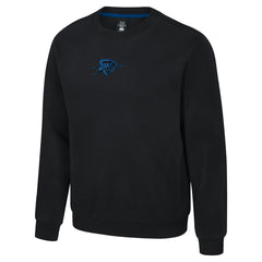 Oklahoma City Thunder Stadium Essentials Unisex Club Level Chenille Sweatshirt Black - NBA