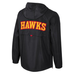 Atlanta Hawks Stadium Essentials Unisex Compete Quarter-Zip Hoodie Jacket Black - NBA