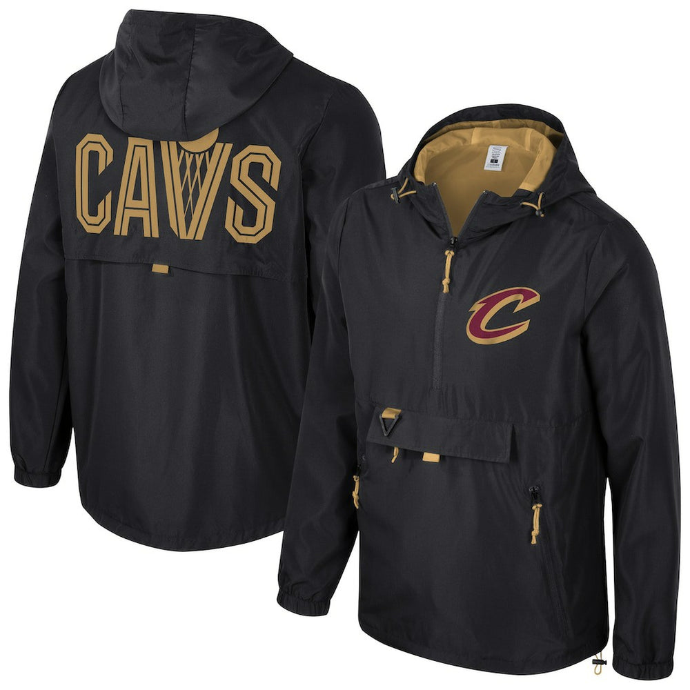 Cleveland Cavaliers Stadium Essentials Unisex Compete Quarter-Zip Hoodie Jacket Black - NBA