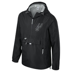 San Antonio Spurs Stadium Essentials Unisex Compete Quarter-Zip Hoodie Jacket Black - NBA