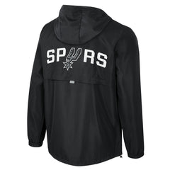 San Antonio Spurs Stadium Essentials Unisex Compete Quarter-Zip Hoodie Jacket Black - NBA