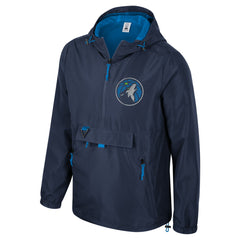Minnesota Timberwolves Stadium Essentials Unisex Compete Quarter-Zip Hoodie Jacket Navy - NBA