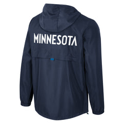 Minnesota Timberwolves Stadium Essentials Unisex Compete Quarter-Zip Hoodie Jacket Navy - NBA