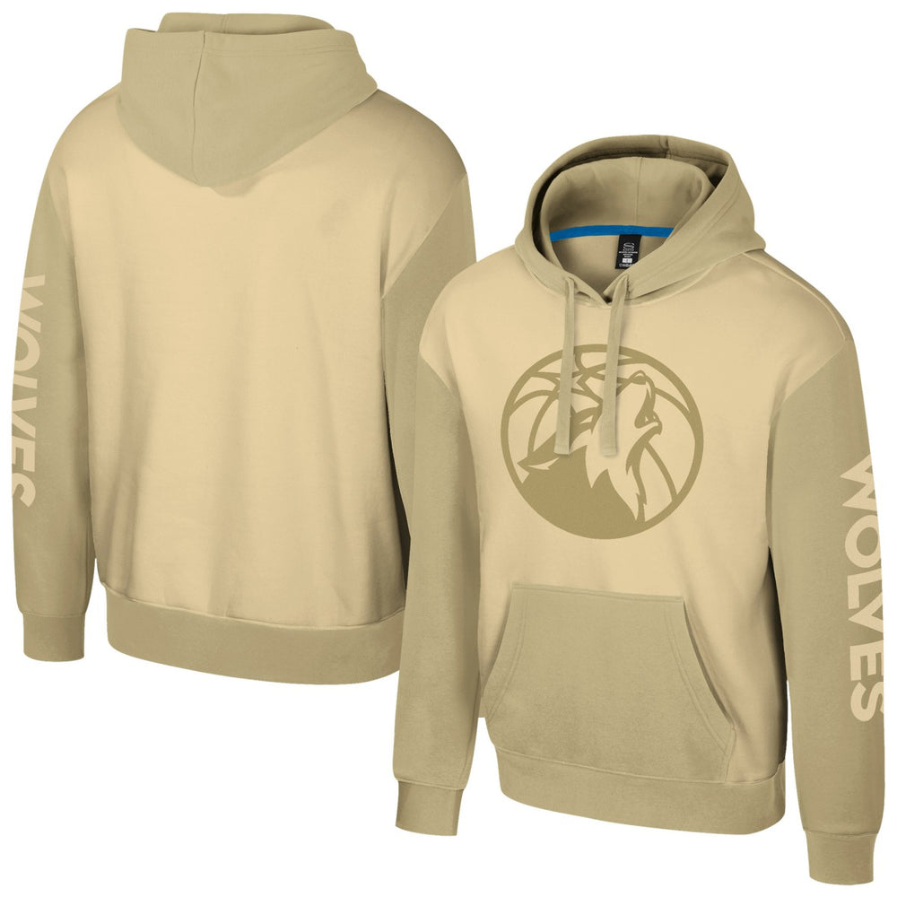 Minnesota Timberwolves Stadium Essentials Unisex Rafters Burst Hoodie Khaki - NBA