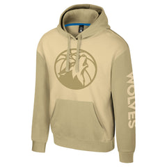 Minnesota Timberwolves Stadium Essentials Unisex Rafters Burst Hoodie Khaki - NBA