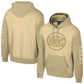 New York Knicks Stadium Essentials Unisex Rafters Burst Hoodie Khaki - NBA