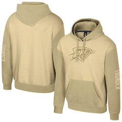 Oklahoma City Thunder Stadium Essentials Unisex Rafters Burst Hoodie Khaki - NBA