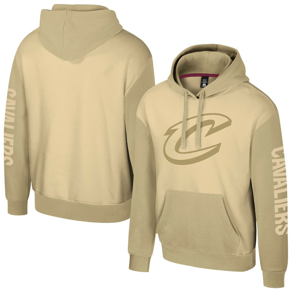Cleveland Cavaliers Stadium Essentials Unisex Rafters Burst Hoodie Khaki - NBA