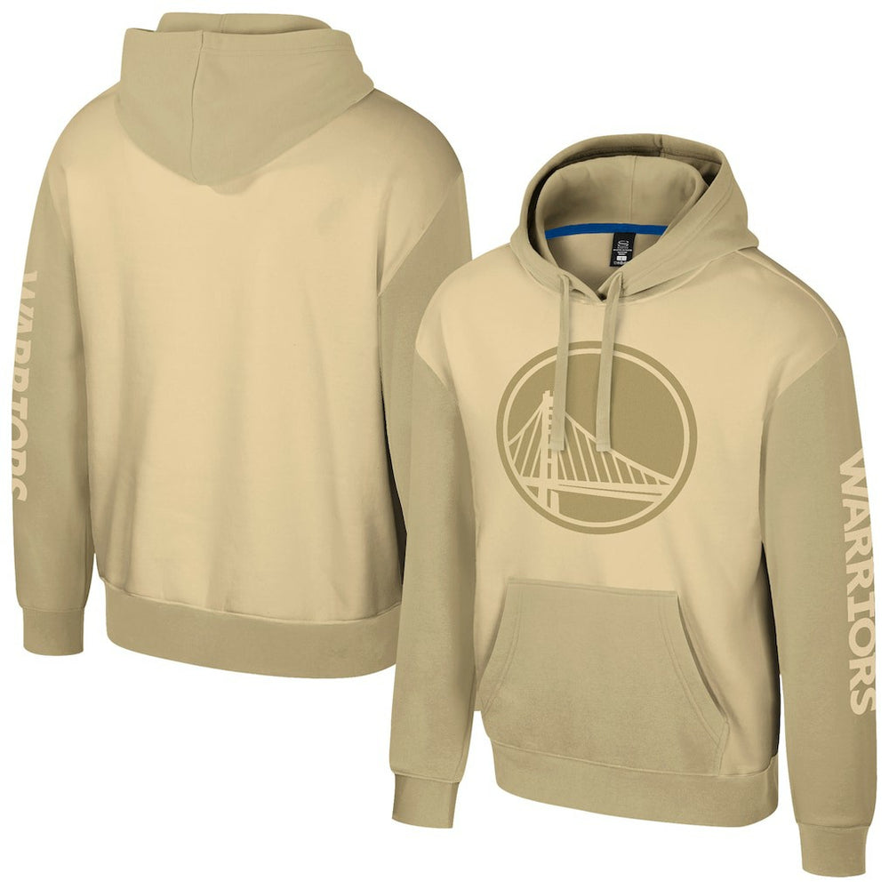 Golden State Warriors Stadium Essentials Unisex Rafters Burst Hoodie Khaki - NBA