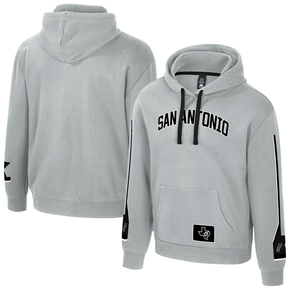 San Antonio Spurs Stadium Essentials Unisex City Star Hoodie Silver - NBA