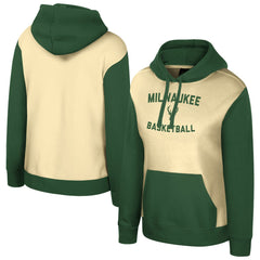 Milwaukee Bucks Stadium Essentials Women's Rafters Road Trip Hoodie Cream - NBA