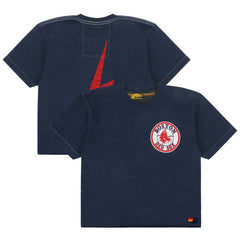 Boston Red Sox Aviator Nation x MLB Women's Cropped Boyfriend Tri-Blend T-Shirt - MLB