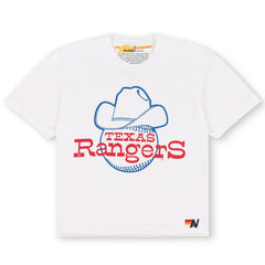 Texas Rangers Aviator Nation x MLB Women's Bolt Boyfriend Tri-Blend T-Shirt - MLB
