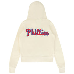 Philadelphia Phillies Aviator Nation x MLB Unisex Five-Stripe Tri-Blend Full-Zip Hoodie - MLB