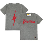 Philadelphia Phillies Aviator Nation x MLB Unisex Bolt Tri-Blend T-Shirt - MLB