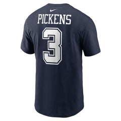 George Pickens Dallas Cowboys Name & Number T-Shirt Navy | Nike for Sale