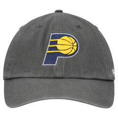 Indiana Pacers '47 Primary Logo Clean Up Adjustable Hat Charcoal - NBA