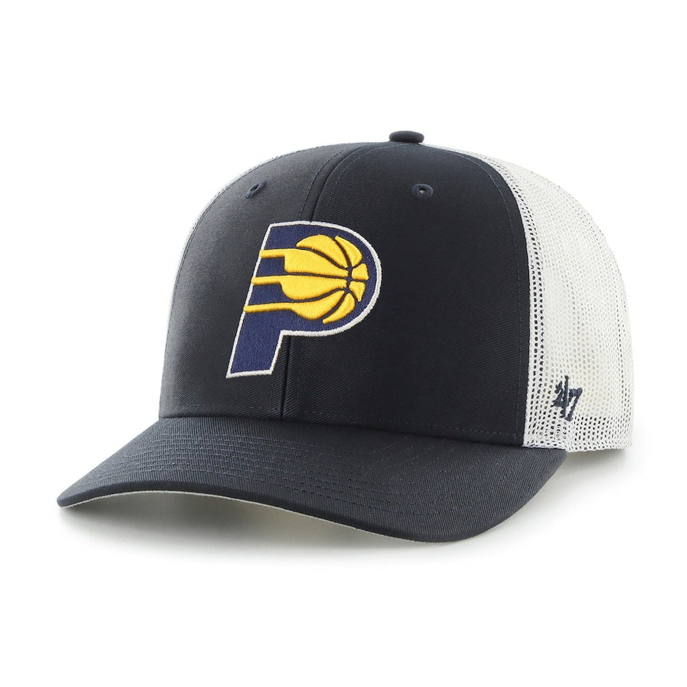Indiana Pacers '47 Primary Logo Trucker Adjustable Hat Navy - NBA