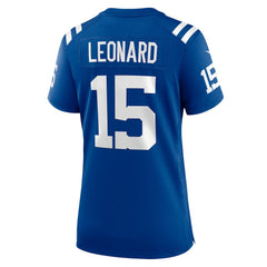 Riley Leonard Indianapolis Colts Women's Team Game Jersey Royal | Nike for Sale