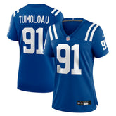JT Tuimoloau Indianapolis Colts Women's Team Game Jersey Royal | Nike for Sale