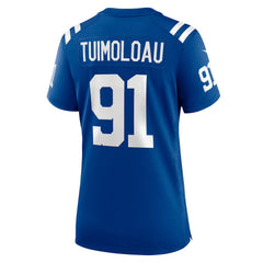 JT Tuimoloau Indianapolis Colts Women's Team Game Jersey Royal | Nike for Sale