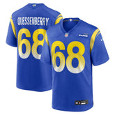 David Quessenberry Los Angeles Rams Team Game Jersey Royal | Nike for Sale