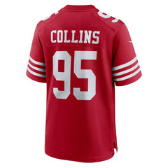 Alfred Collins San Francisco 49ers Team Game Jersey Scarlet | Nike for Sale