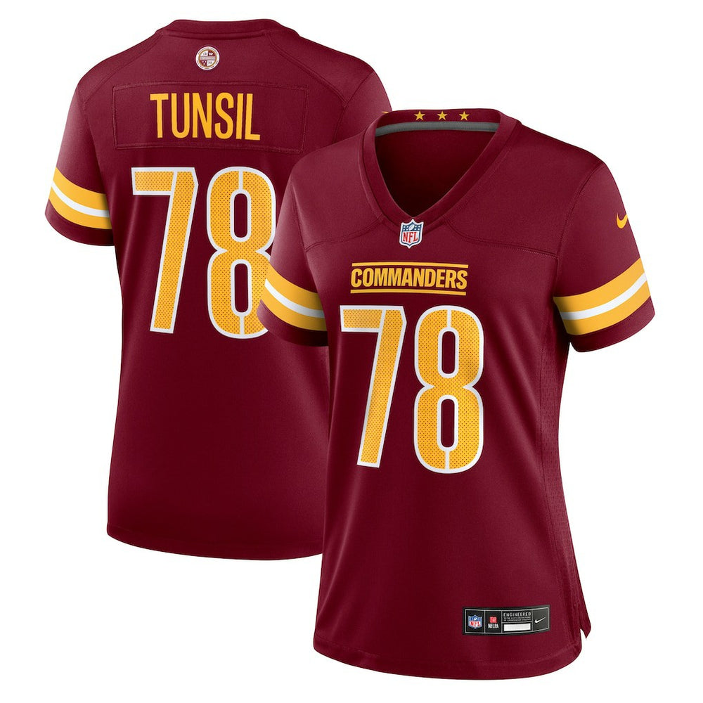 Laremy Tunsil Washington Commanders Women's Team Game Jersey Burgundy | Nike for Sale
