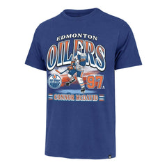 Connor McDavid Edmonton Oilers '47 Franklin Player Name & Number T-Shirt - Royal - NHL