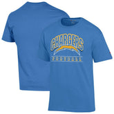 Los Angeles Chargers Champion Football T-Shirt Powder Blue | NFL