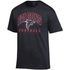 Atlanta Falcons Champion Football T-Shirt Black | NFL