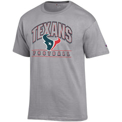 Houston Texans Champion Football T-Shirt Heather Gray | NFL