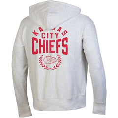 Kansas City Chiefs Champion Reverse Weave Full-Zip Hoodie Heather Gray | NFL