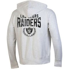 Las Vegas Raiders Champion Reverse Weave Full-Zip Hoodie Heather Gray | NFL