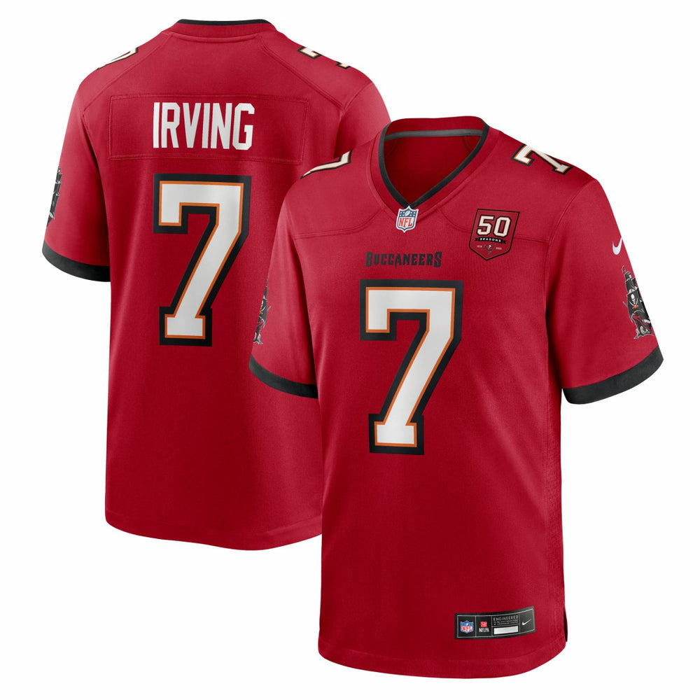 Bucky Irving Tampa Bay Buccaneers 50th Season Team Game Jersey Red | Nike for Sale