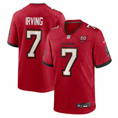 Bucky Irving Tampa Bay Buccaneers 50th Season Team Game Jersey Red | Nike for Sale