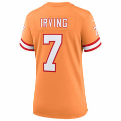Bucky Irving Tampa Bay Buccaneers Women's 50th Season Game Jersey Creamsicle | Nike for Sale