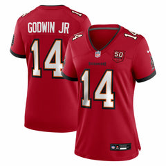 Chris Godwin Jr. Tampa Bay Buccaneers Women's 50th Season Team Game Jersey Red | Nike for Sale
