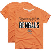 Cincinnati Bengals Homage Youth Love Sign x ASL 2.0 Tri-Blend T-Shirt Orange | NFL