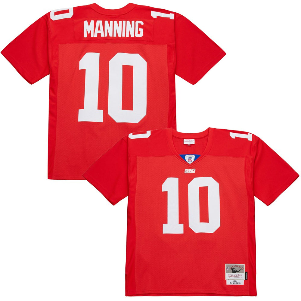 Eli Manning New York Giants 2004 Legacy Replica Jersey Red | Mitchell & Ness