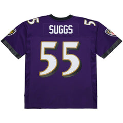 Terrell Suggs Baltimore Ravens 2003 Legacy Replica Jersey Purple | Mitchell & Ness