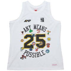 x NBA x AMP Mesh Tank Top White - NBA