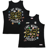 x NBA x AMP Mesh Tank Top Black - NBA