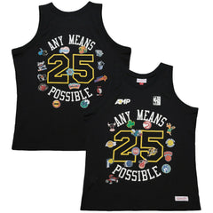 x NBA x AMP Mesh Tank Top Black - NBA