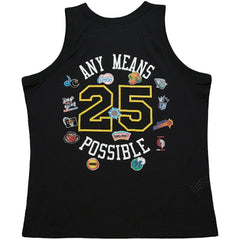 x NBA x AMP Mesh Tank Top Black - NBA