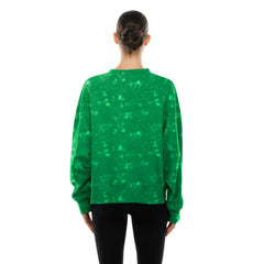 Philadelphia Eagles New Era Women's Throwback Oversized Boxy Sweatshirt Kelly Green | NFL